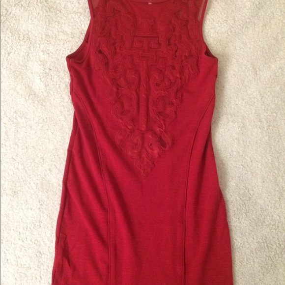 Stunning Free People Red Sexy Cutout dress - Picture 5 of 7